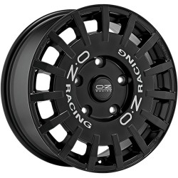 Джанта OZ RALLY RACING GLOSS BLACK SILVER LETTERING 7Jx17" 4x98 ET35 CB58.1