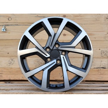 Джанта 17x7.5J 5x112 ET 40 57.1 GUN METAL MACHINED FACE