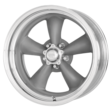Джанта American Racing Vintage VN215 CLASSIC TORQ THRUST II 16X7 5x114.3 ET 0 83.06 MAG GRAY W/ MACHINED LIP