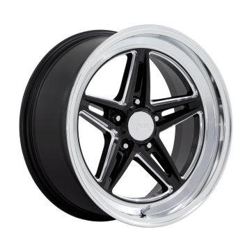 Джанта American Racing Vintage VN514 GROOVE 18X8 5x114.3 ET 0 72.56 GLOSS BLACK MILLED W/ DIAMOND CUT LIP