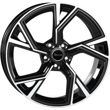Джанта AVUS AF20 BLACK POLISHED 9Jx21" 5x112 ET30 CB66.6