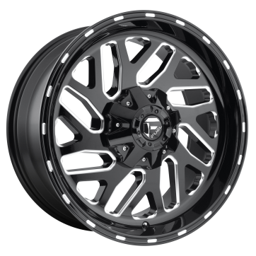 Джанта Fuel 1PC D581 TRITON 22X10 5x114.3,127 ET -18 78.10 GLOSS BLACK MILLED