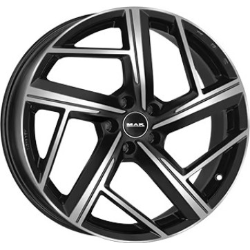 Джанта MAK QVATTRO Gloss Black / Polished 8Jx18" 5x112 ET26 CB66.4