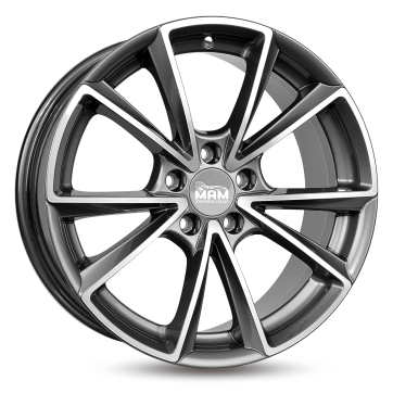 Джанта MAM A5 PALLADIUM FRONT POLISH 8Jx19" 5x112 ET45 CB66.6