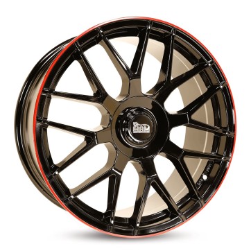 Джанта MAM GT1 BLACK PAINTED LIP RED 8.5Jx19" 5x100 ET45 CB66.6