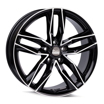 Джанта MAM RS3 BLACK FRONT POLISH 8.5Jx20" 5x112 ET45 CB66.6