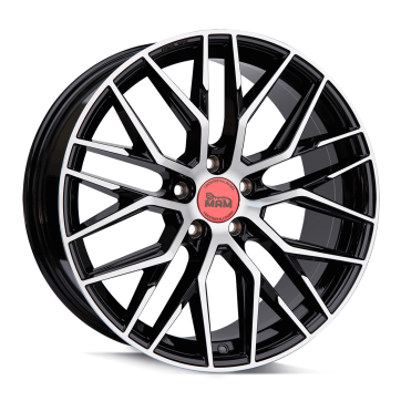 Джанта MAM RS4 BLACK FRONT POLISH 8.5Jx19" 5x120 ET35 CB72.6