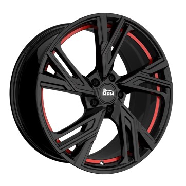 Джанта MAM RS5 BLACK PAINTED RED INSIDE 7.5Jx17" 5x112 ET45 CB66.6
