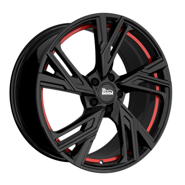 Джанта MAM RS5 BLACK PAINTED RED INSIDE 8Jx18" 5x112 ET30 CB66.5