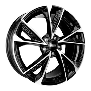 Джанта MAM RS6 BLACK FRONT POLISH 8.5Jx20" 5x114.3 ET45 CB72.6