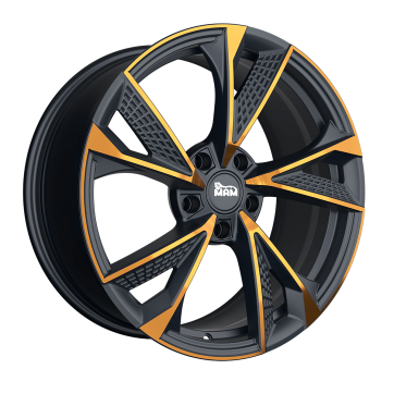 Джанта MAM RS6 MATT BLACK FRONT COPPER 8.5Jx19" 5x120 ET35 CB72.6