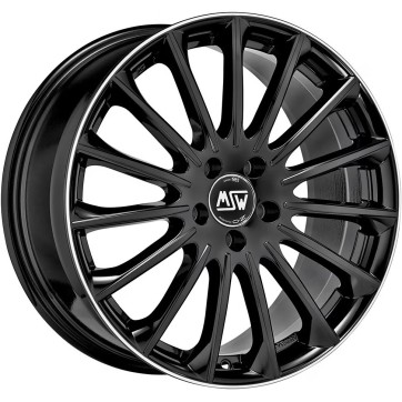 Джанта MSW MSW 30 GLOSS BLACK+DIAMOND LIP 9Jx19" 5x112 ET49 CB66.5
