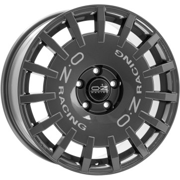 Джанта OZ RALLY RACING DARK GRAPHITE SILVER LETTERING 8Jx19" 5x114.3 ET45 CB75