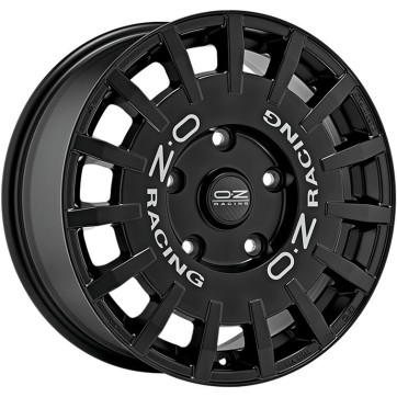 Джанта OZ RALLY RACING GLOSS BLACK SILVER LETTERING 7Jx17" 4x98 ET35 CB58.1
