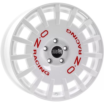 Джанта OZ RALLY RACING RACE WHITE RED LETTERING 7Jx17" 4x98 ET35 CB58.1