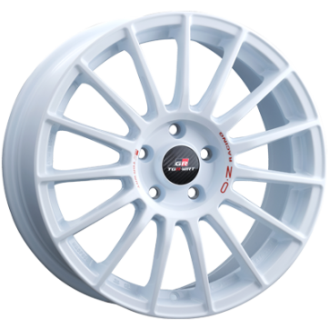 Джанта OZ SUPERTURISMO TGR-WRT RACE WHITE + RED LETTERING 8Jx18" 5x114.3 ET45 CB75