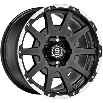 Джанта SPARCO SPARCO DAKAR MATT BLACK LIP POLISHED+RIVETS 8.5Jx17" 6x139.7 ET25 CB106.1