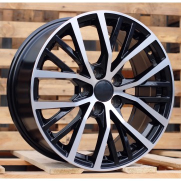 Джанта R17 7.5 5X100 ET45 57.1 BK952 VW MB