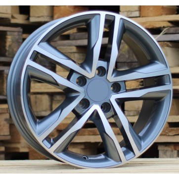 Джанта R17 7.5 5X120 ET50 65.1 BK424 VW MG