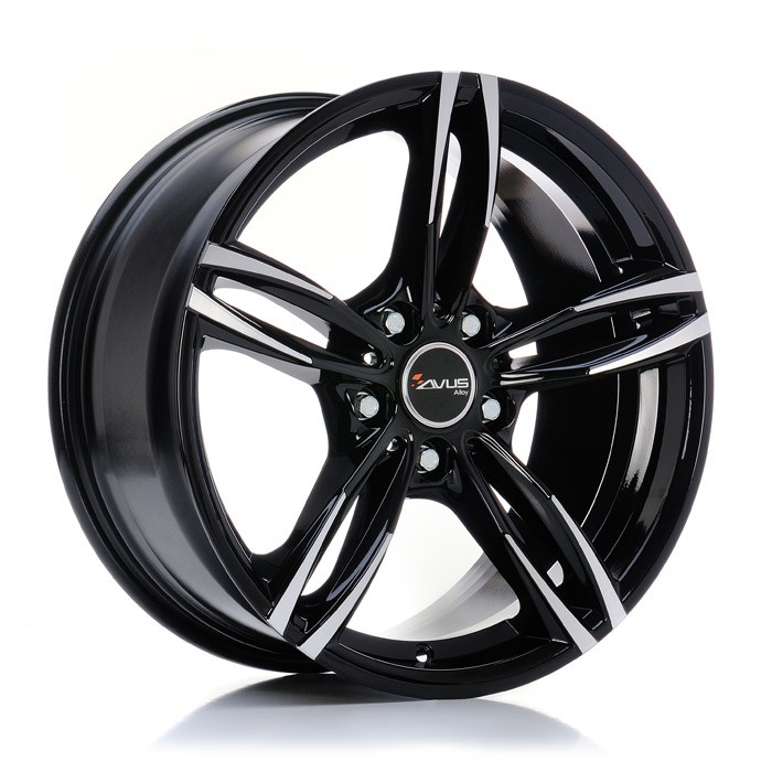 Джанта AVUS AC-MB3 BLACK POLISHED 8.5Jx18" 5x120 ET37 CB72.6