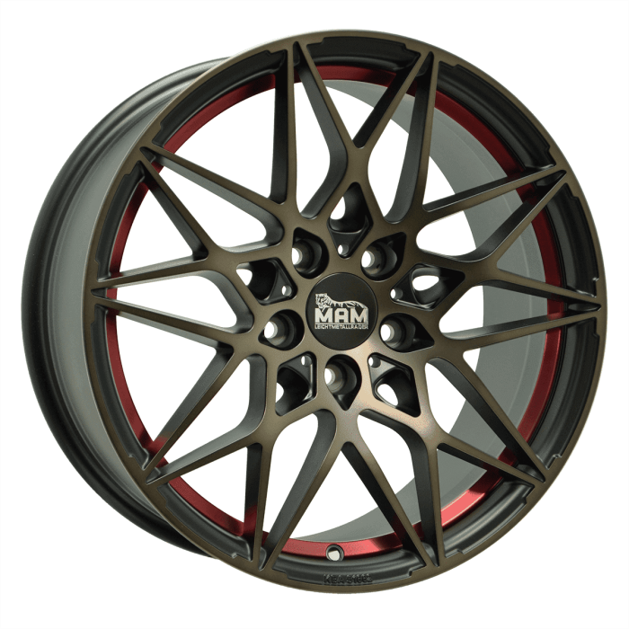 Джанта MAM B2 BRONZE RED INSIDE 8.5Jx19" 5x112 ET30 CB72.6
