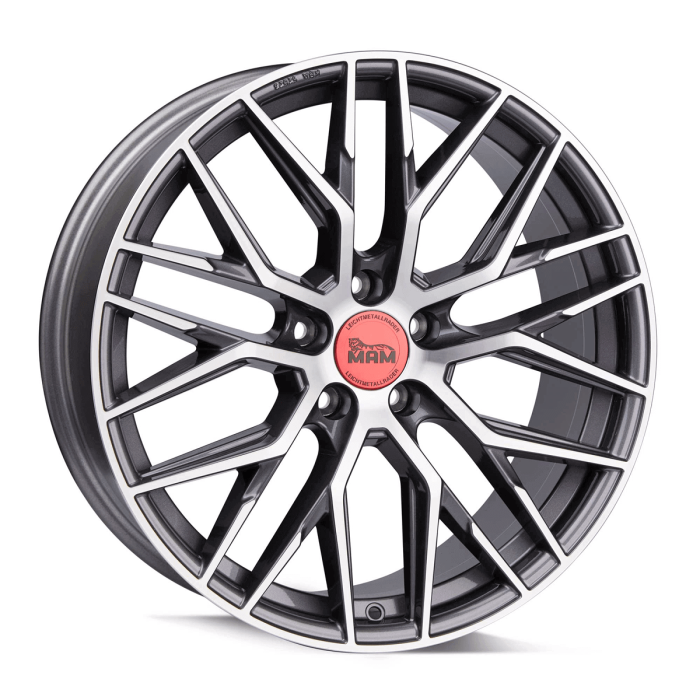 Джанта MAM RS4 PALLADIUM FRONT POLISH 7.5Jx17" 5x108 ET45 CB72.6