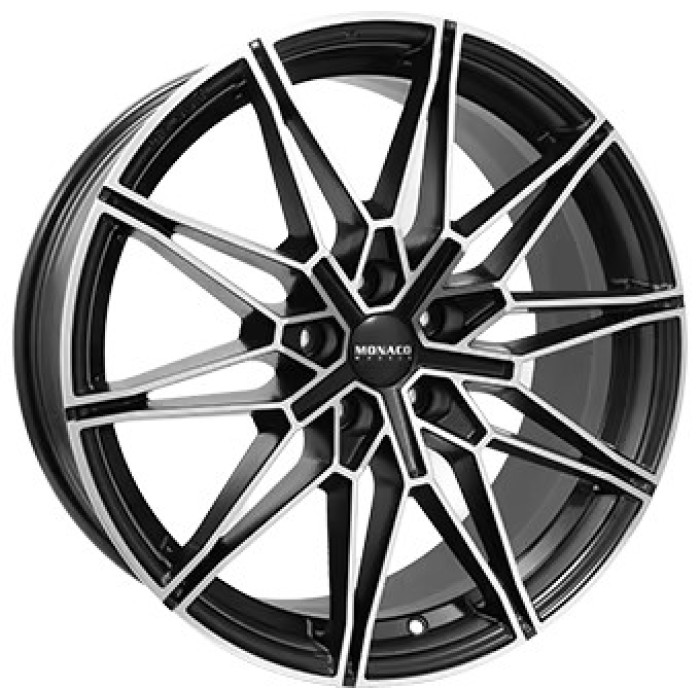 Джанта MONACO GP18 Dull Black / Polished 9Jx19" 5x112 ET39 CB66.5