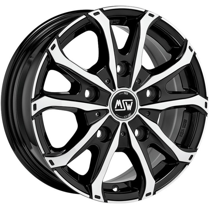 Джанта MSW MSW 48 VAN GLOSS BLACK FULL POLISHED 7Jx16" 5x108 ET46 CB65.1