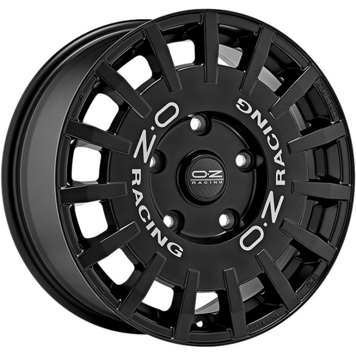 Джанта OZ RALLY RACING GLOSS BLACK SILVER LETTERING 8Jx17" 5x100 ET35 CB68
