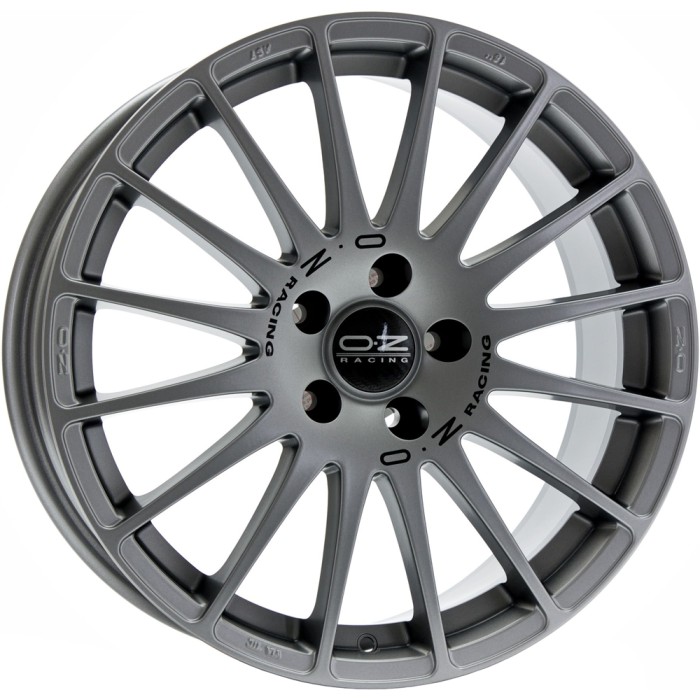 Джанта OZ SUPERTURISMO GT GRIGIO CORSA BLACK LETTERING 8Jx17" 5x100 ET35 CB68